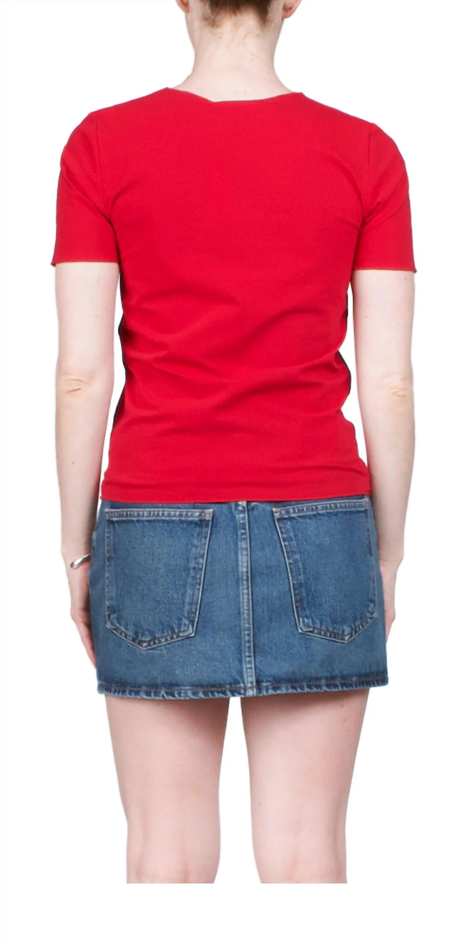 6397 - Short Sleeve Skin Tee Top