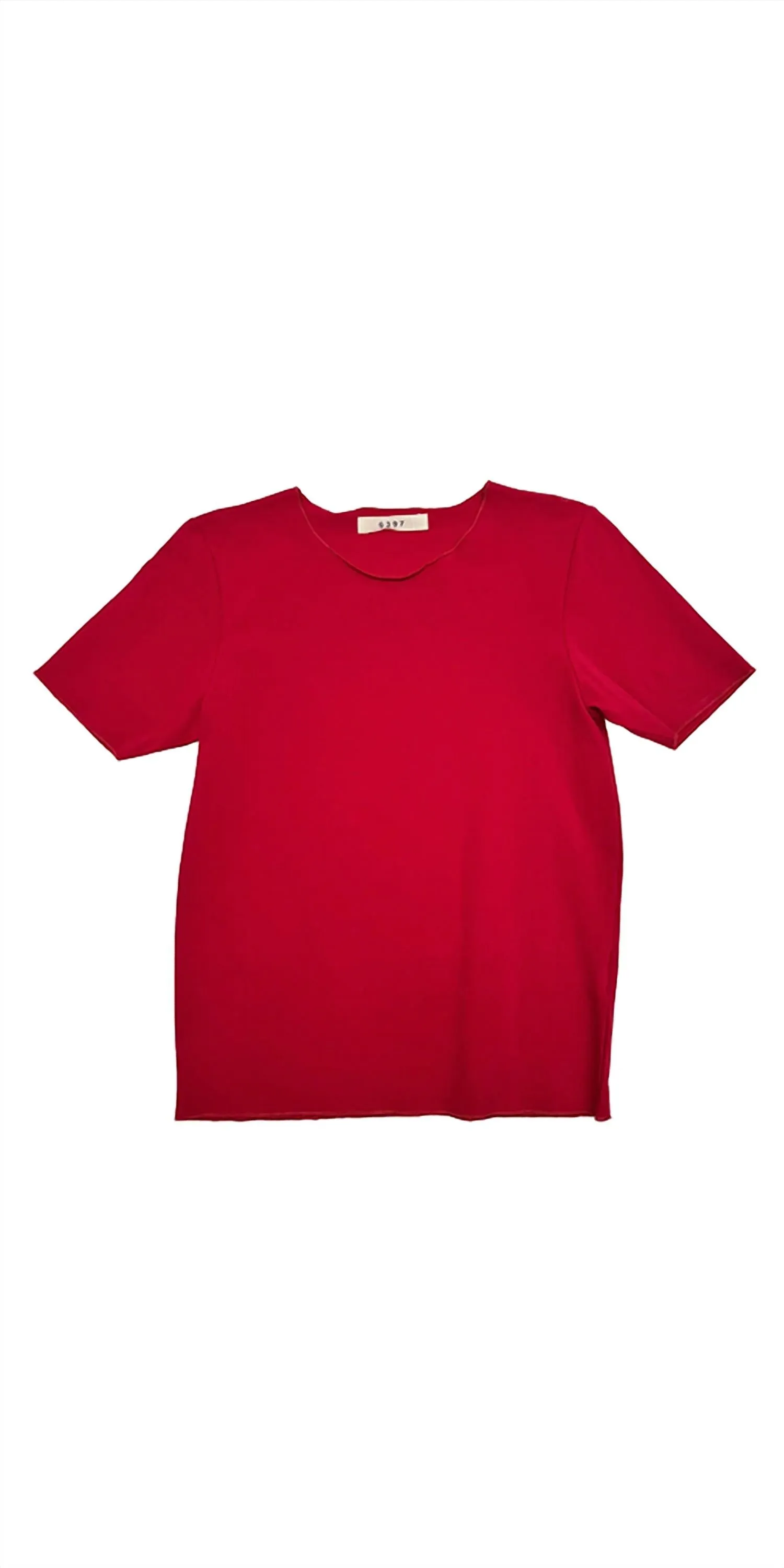 6397 - Short Sleeve Skin Tee Top