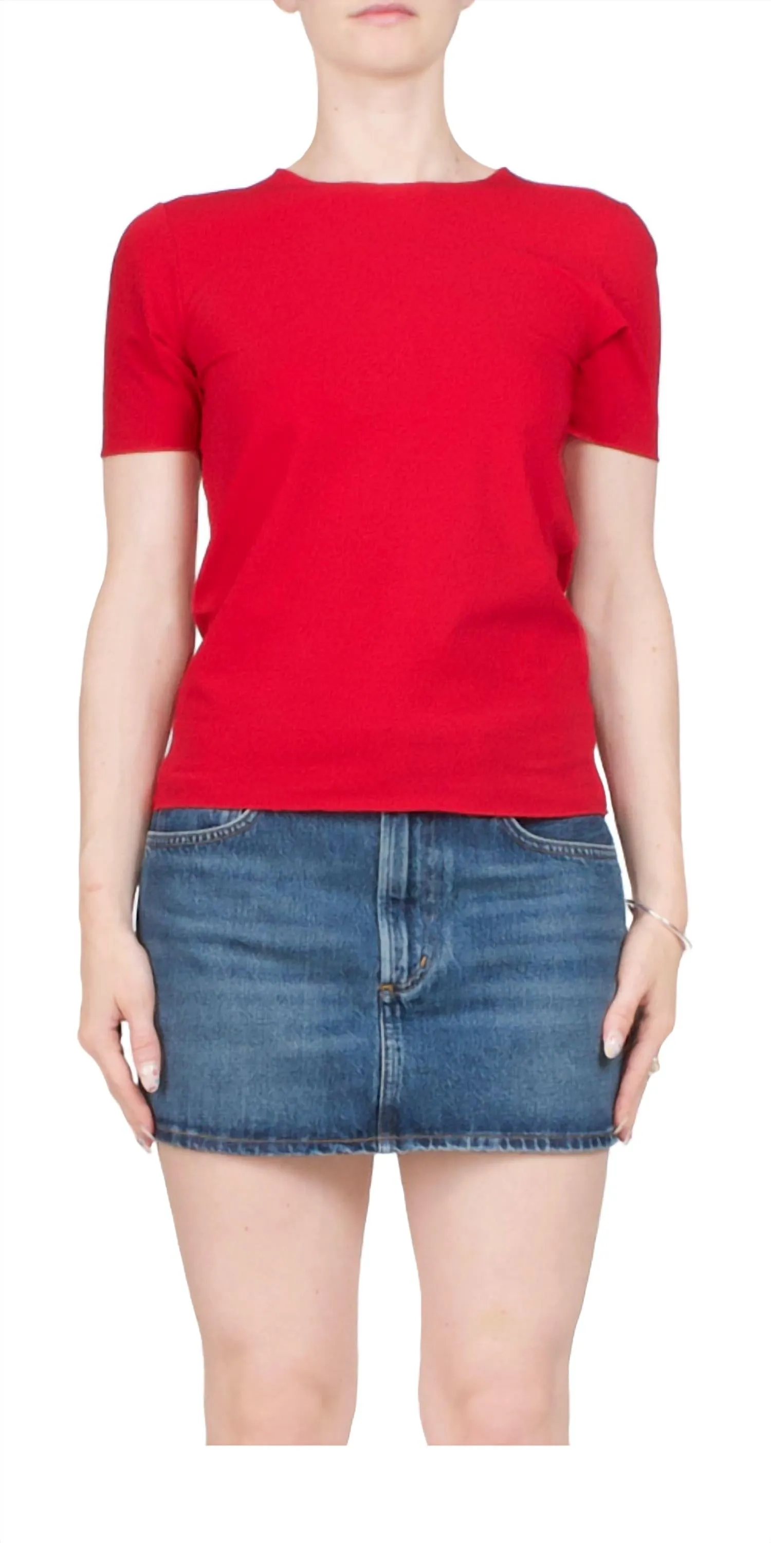 6397 - Short Sleeve Skin Tee Top