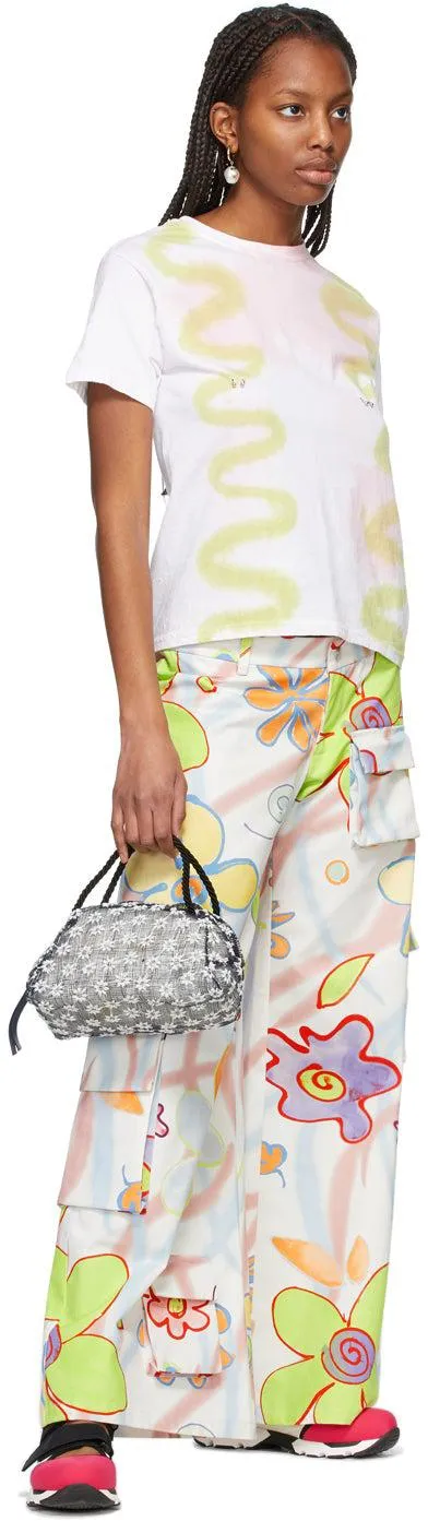 Collina Strada Multicolor Flower Swirl Trousers