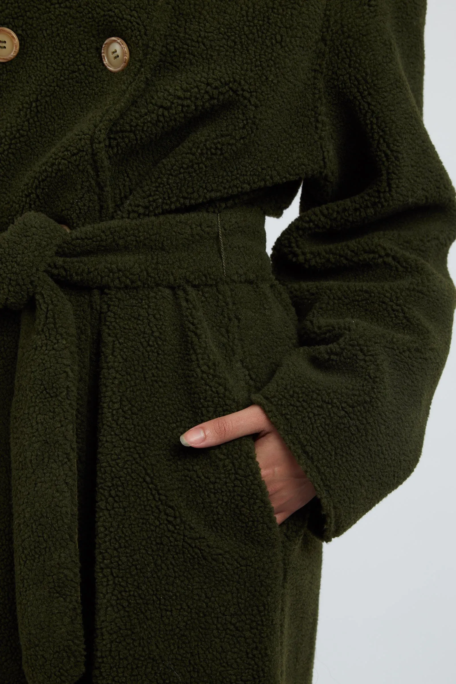 Laurent Borg Coat Green