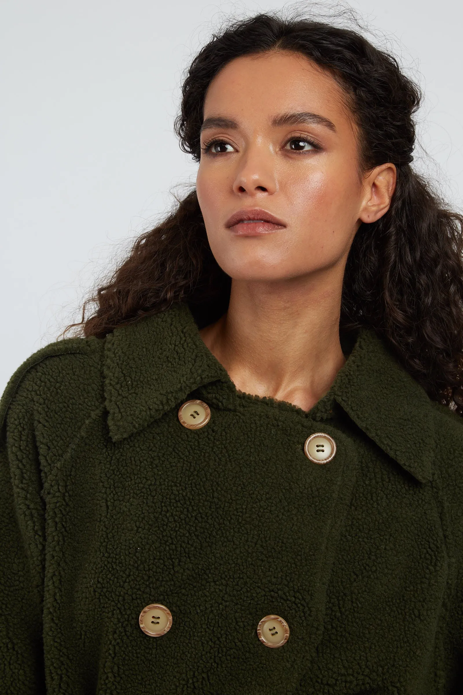 Laurent Borg Coat Green