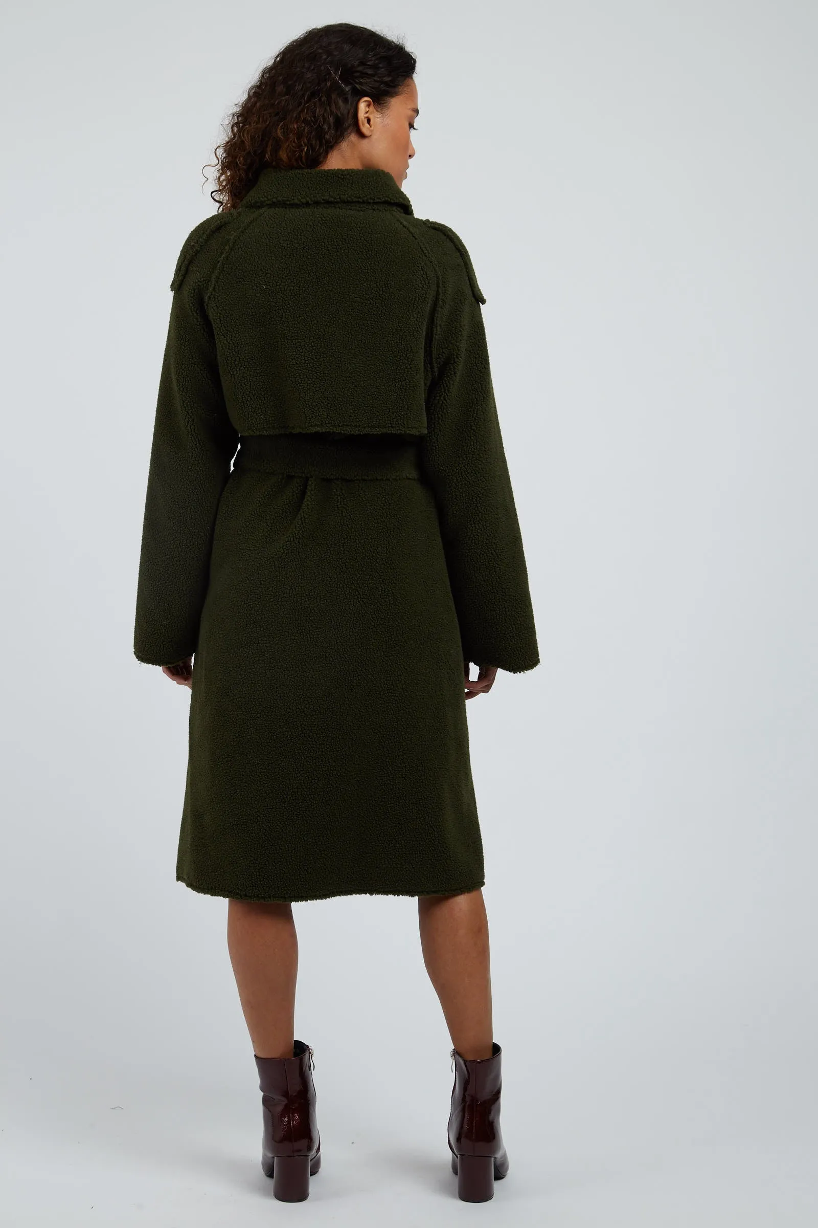 Laurent Borg Coat Green