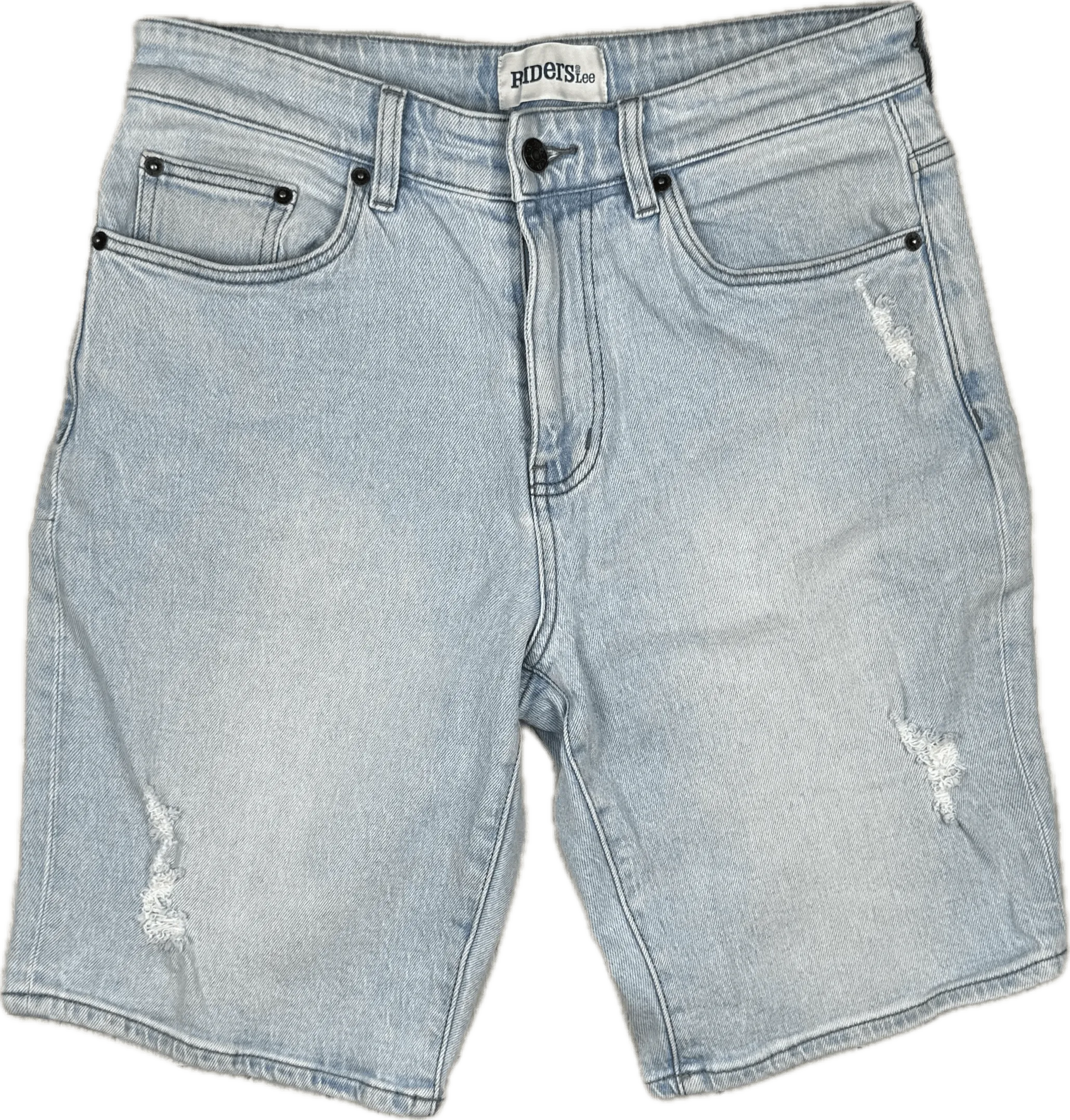 Lee Riders Mens 'R3' Light Wash Denim Shorts -Size 30