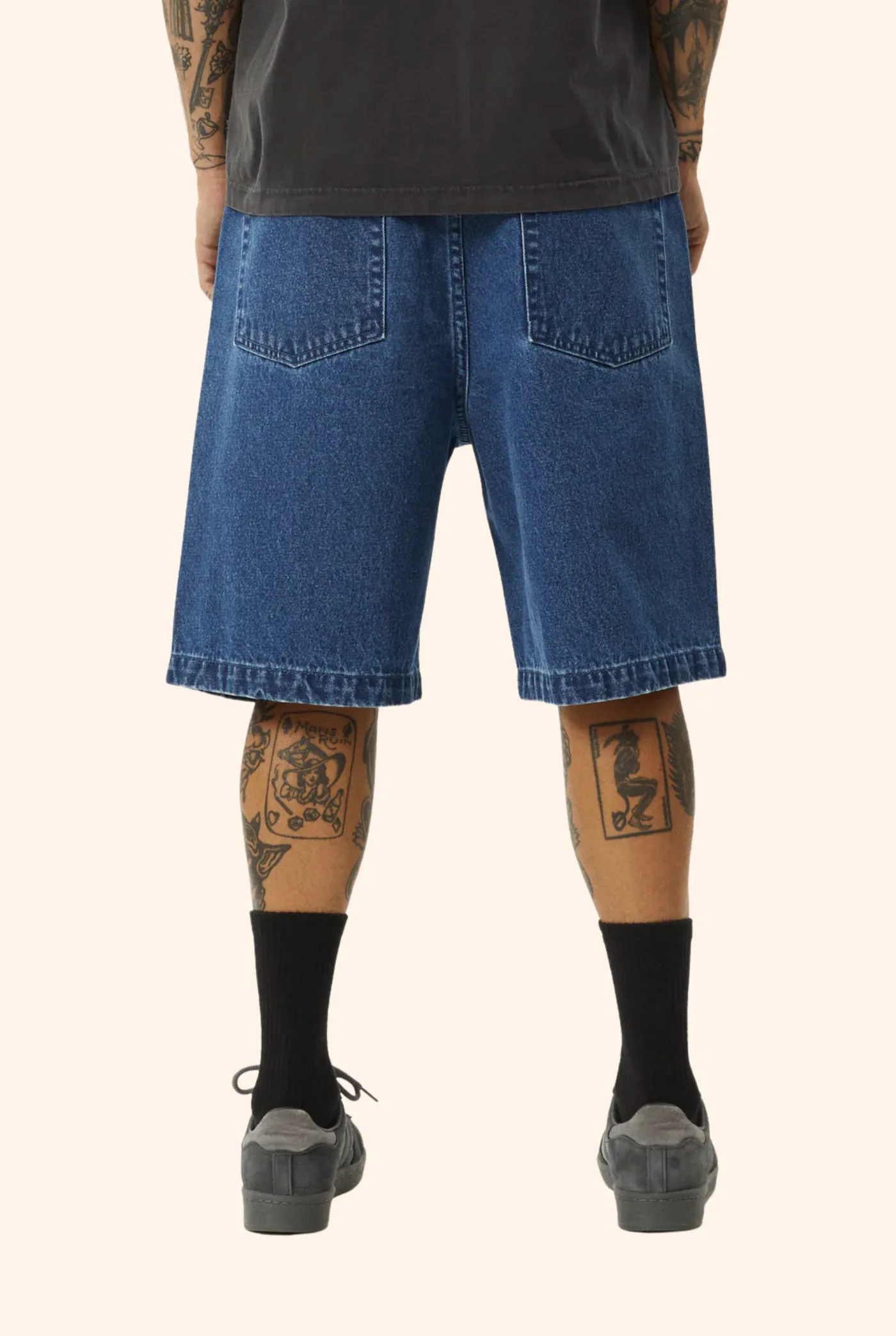 Lil C Denim Baggy Jort