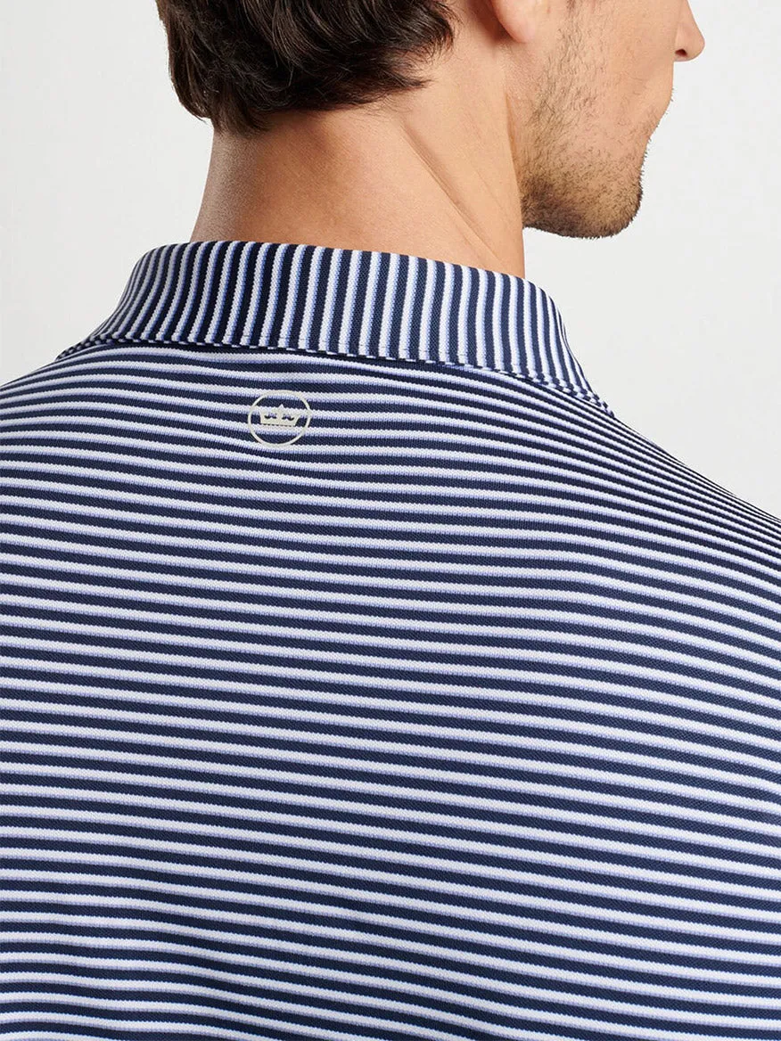 Peter Millar Tempo Performance Mesh Polo in Navy