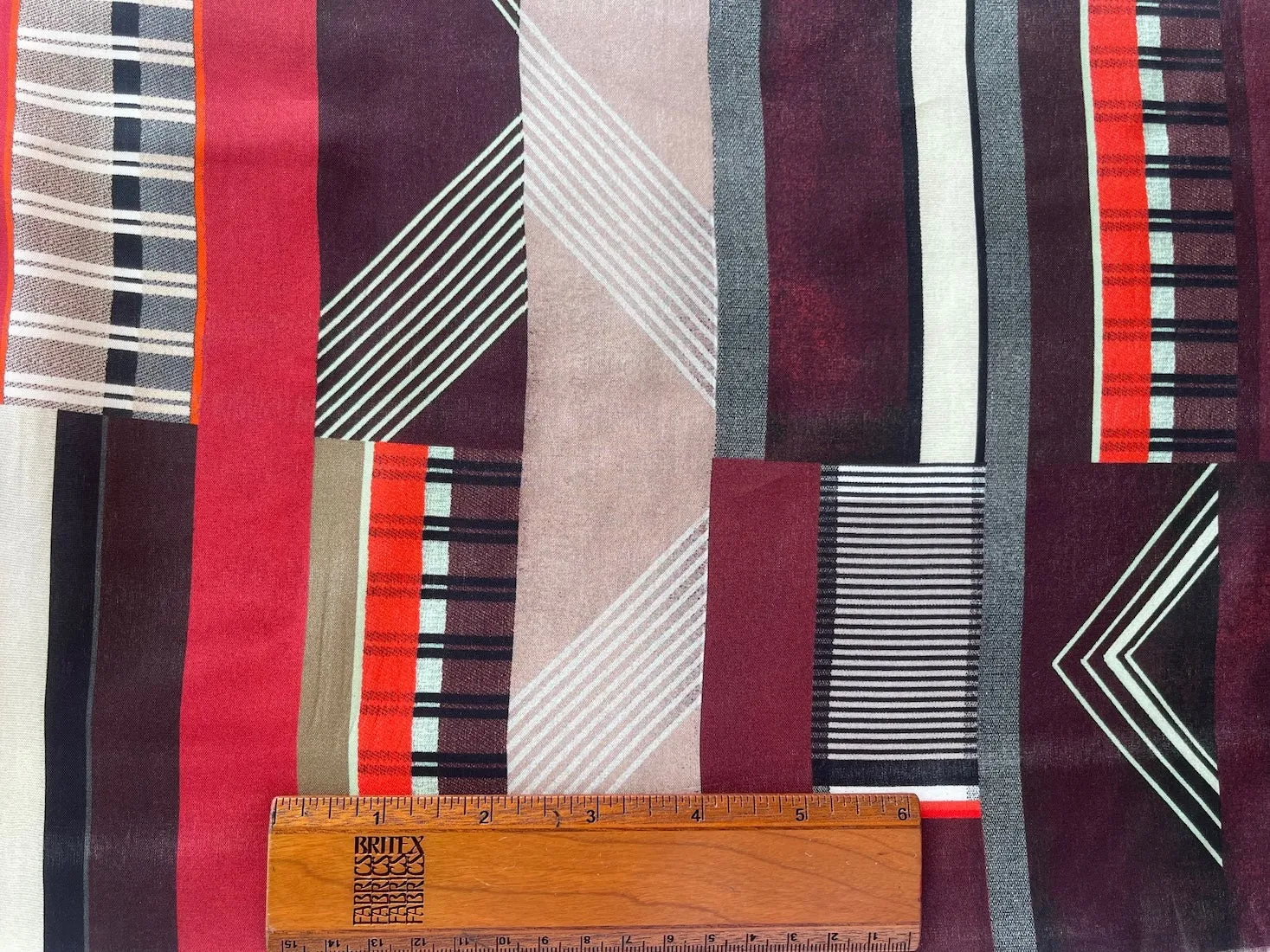 Precisionist Skyscrapers Rayon Cupro Lining (Made in Italy)