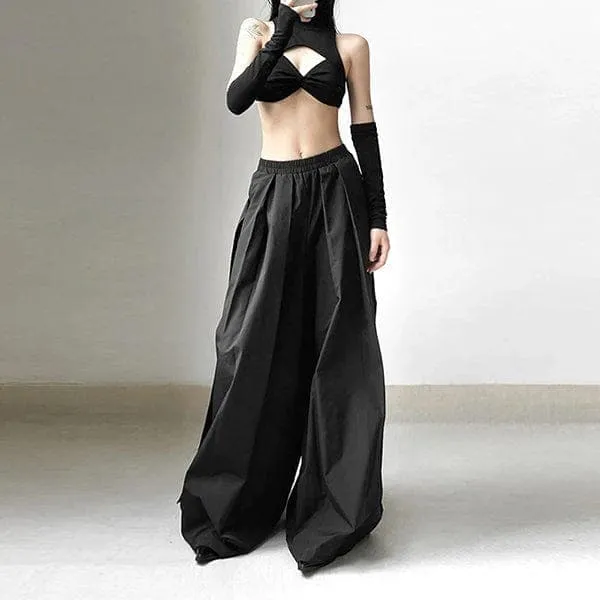 Sea of Black Wide Leg Pants