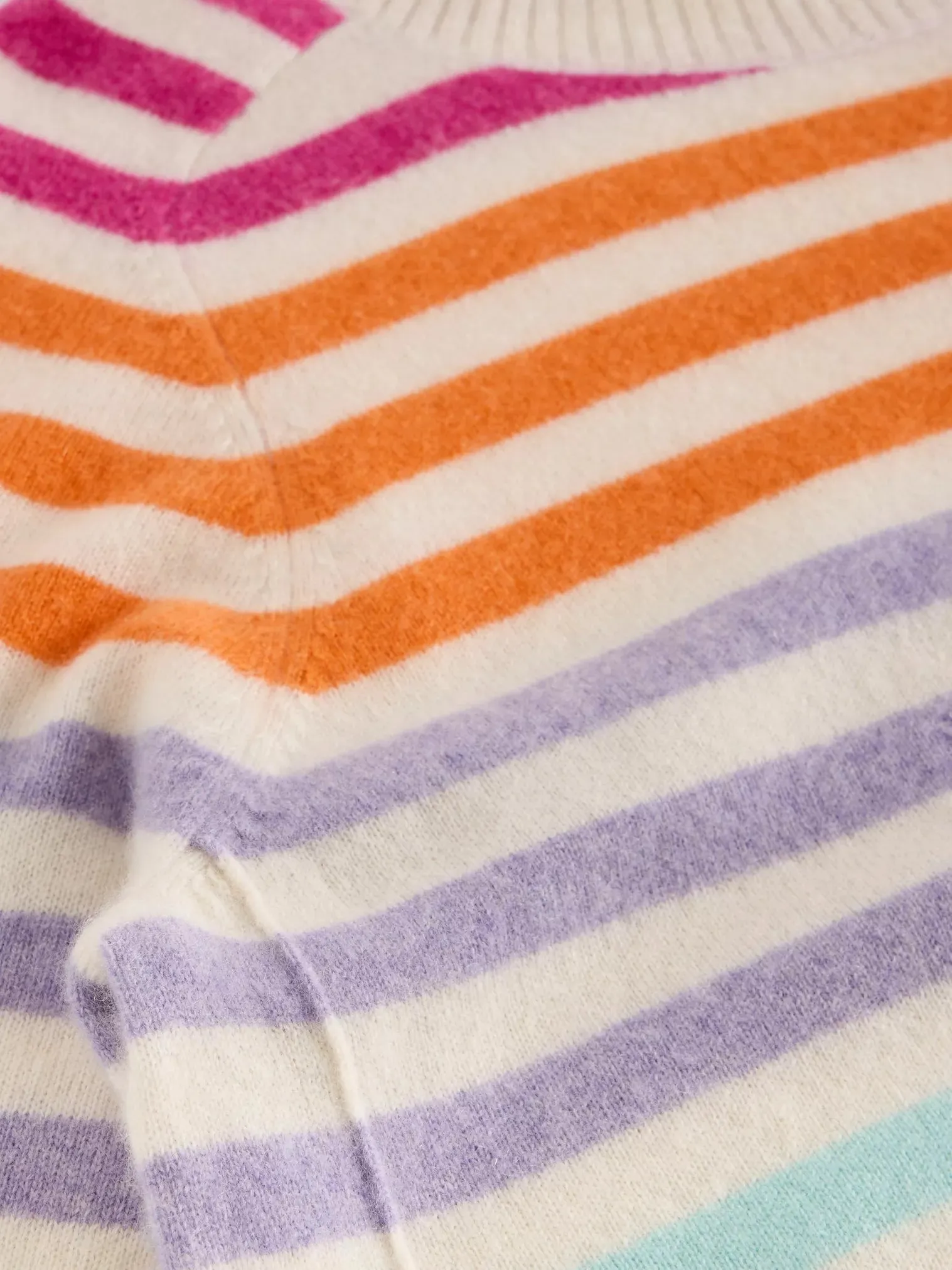 WHITE STUFF - RAINBOW STRIPE CREW
