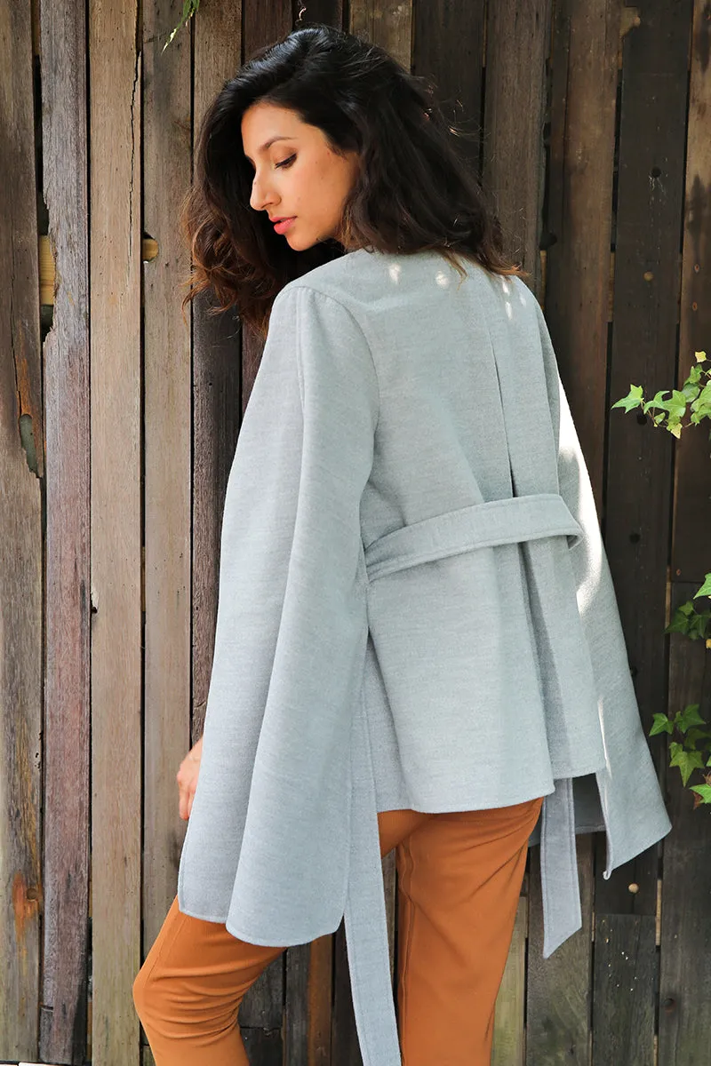 Women's Autumn & Winter V-Neck Cape Coat