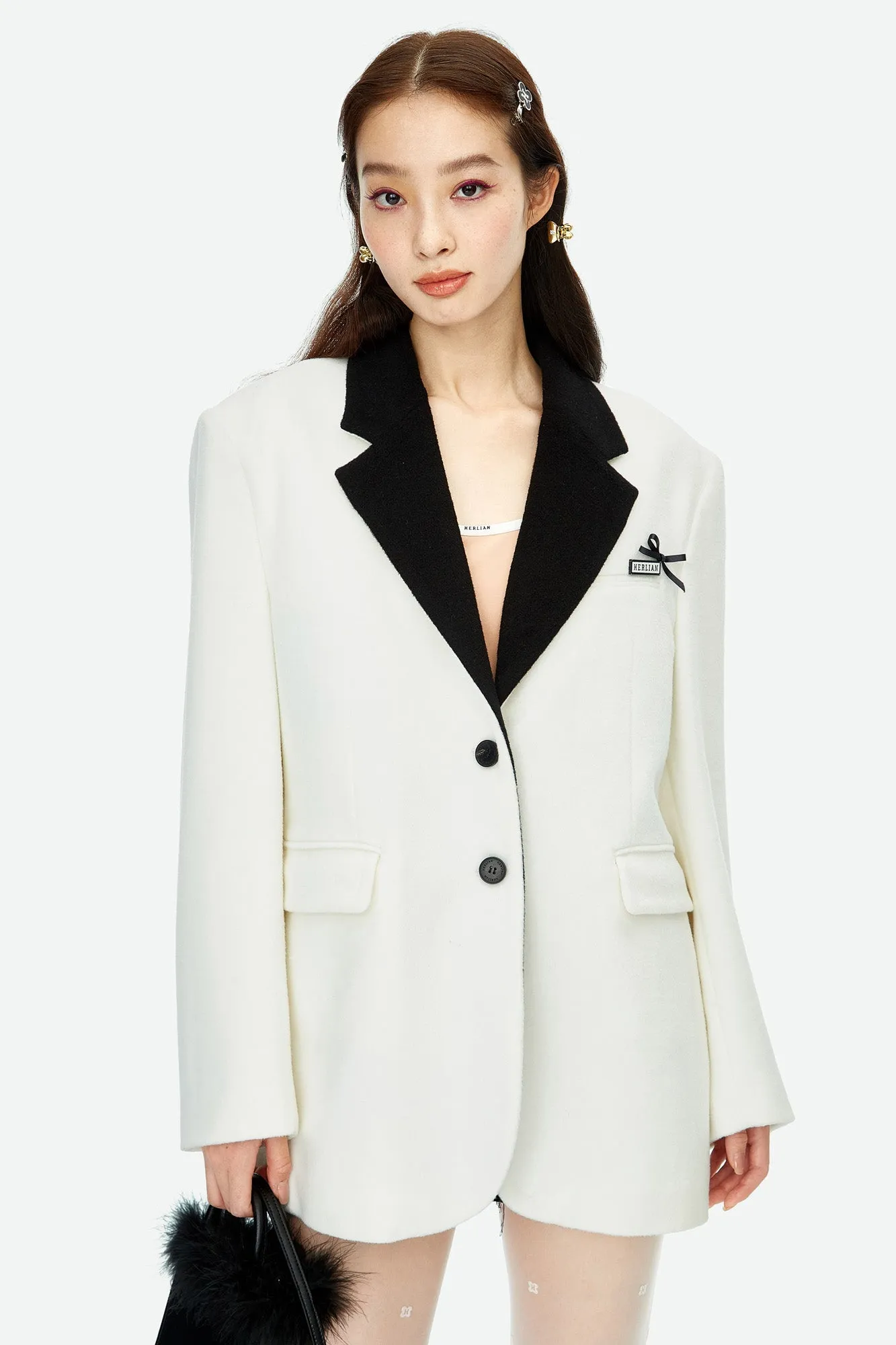 Wool Collision Blazer