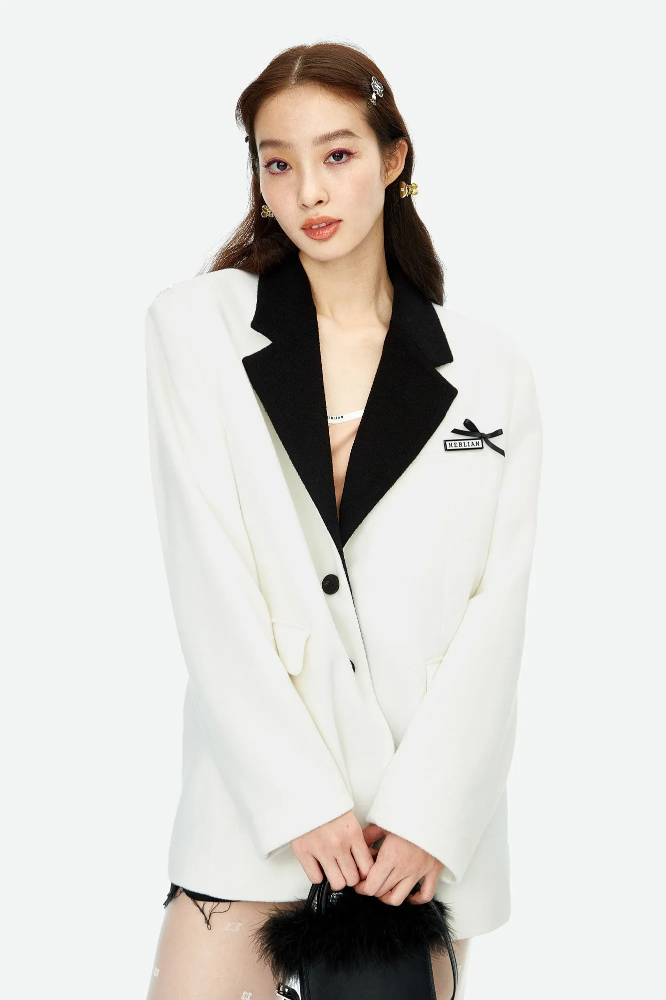 Wool Collision Blazer